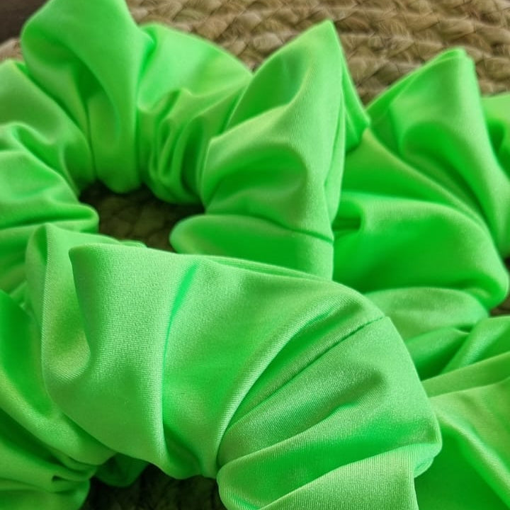 Scrunchie verde fluor
