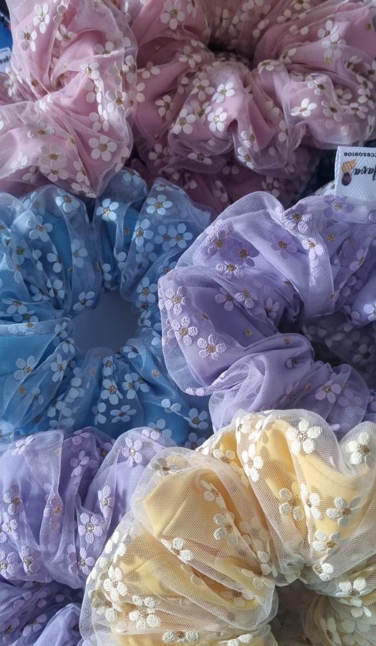 SCRUNCHIES DOBLES DISEÑOS