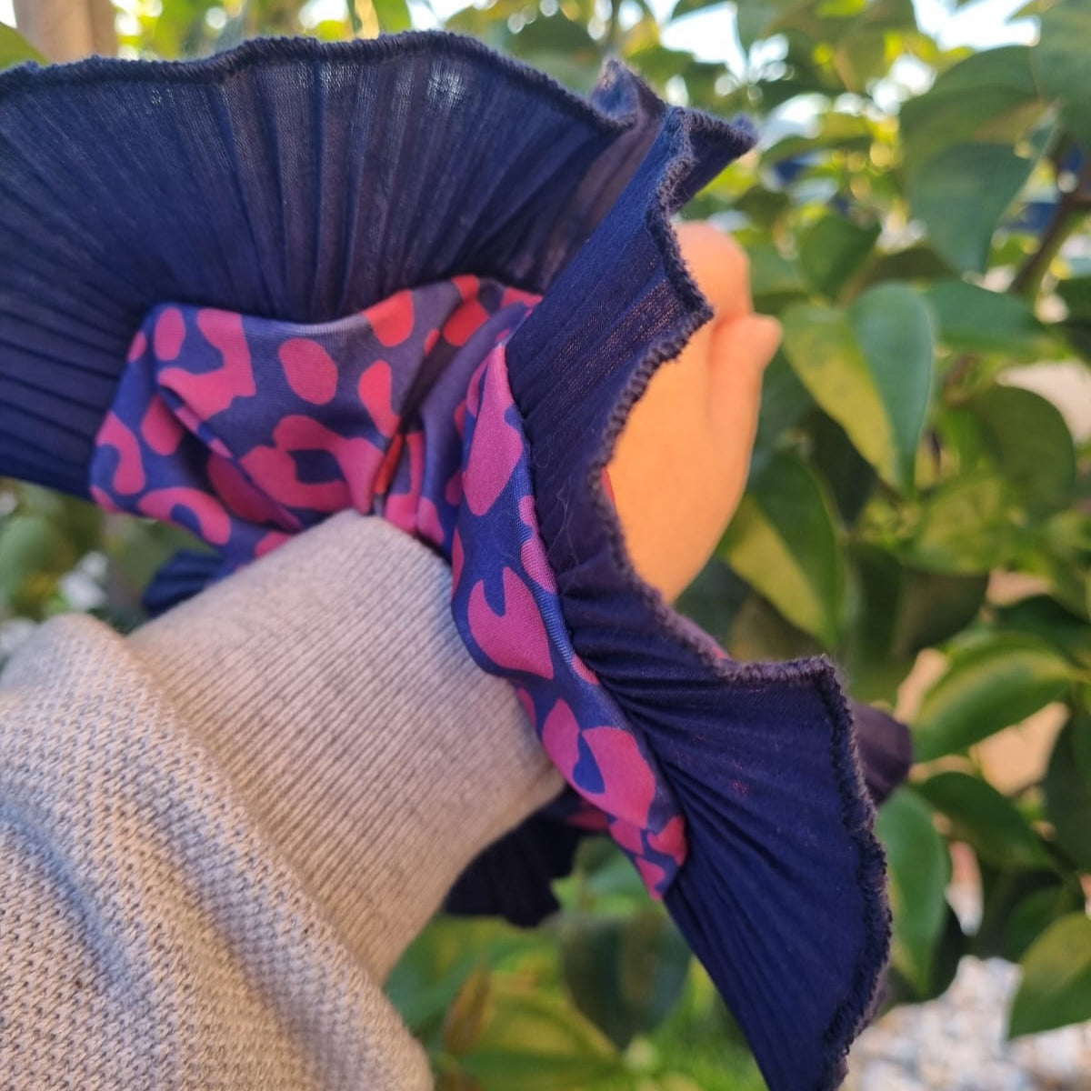 Bamba azul marino print