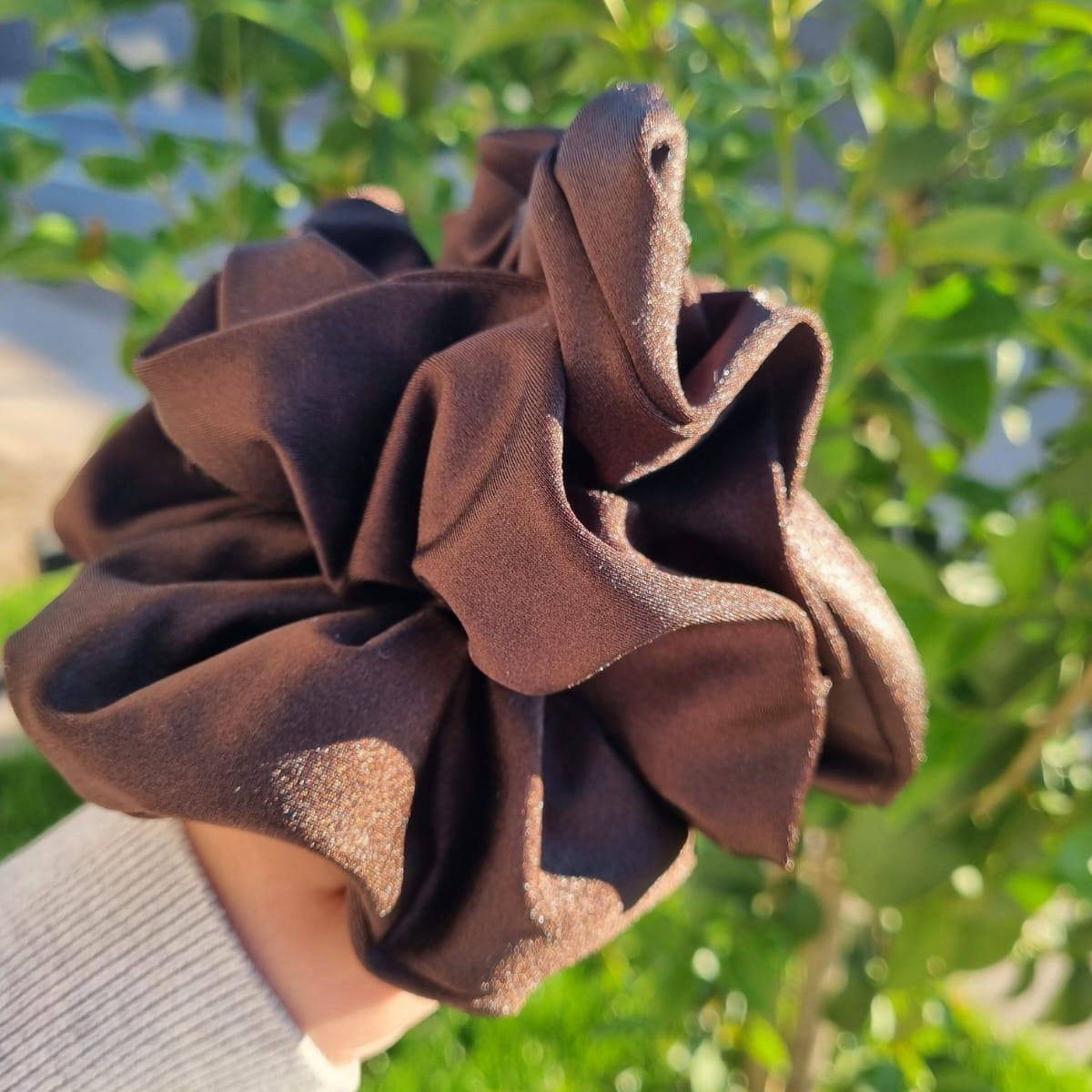 Scrunchie Café moro